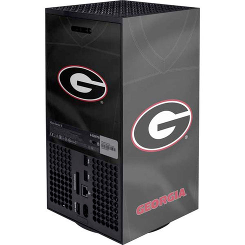 University of Georgia Black Jersey XBox Series X Digital Edition Console Skin